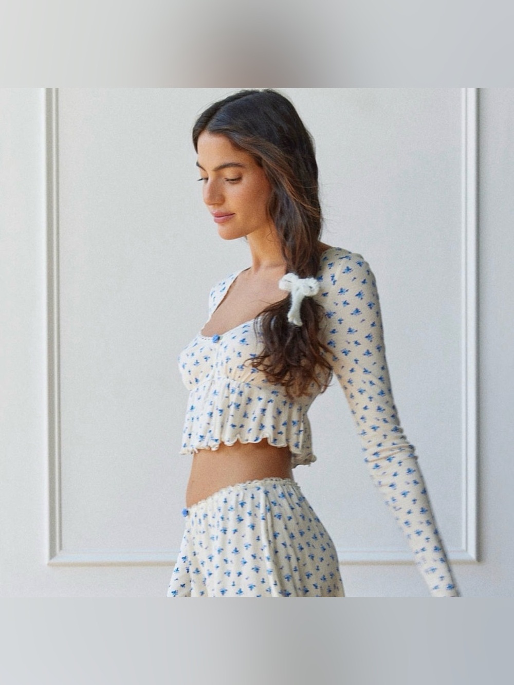 Out From Under Sweet Dreams
Printed Flyaway Top in a size Small from UO